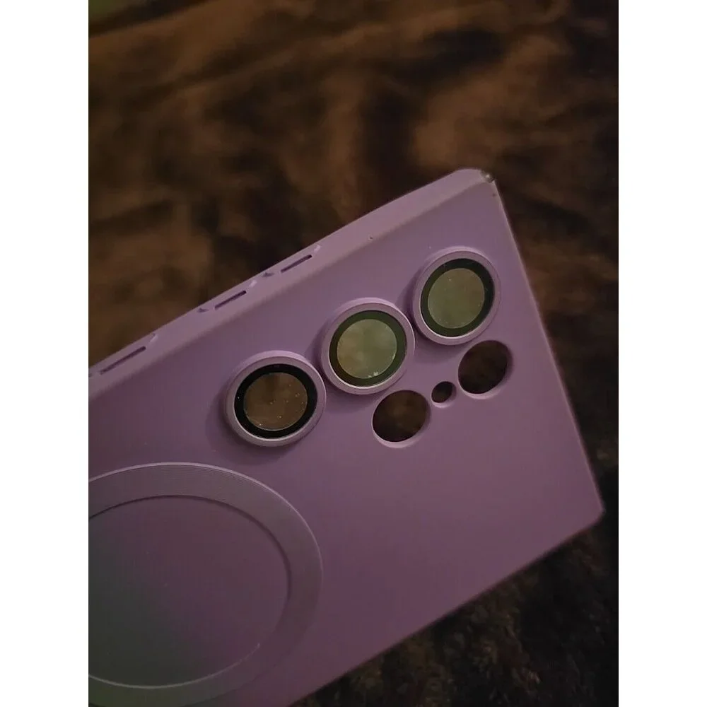 Black And Purple Samsung S22 Ultra Case